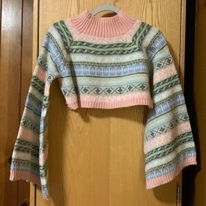 Winter jacket, multiple colors, wide sleeves, turtle neck, Medium